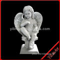 Sitting Angel Baby Carving Stone Sculpture YL-R192